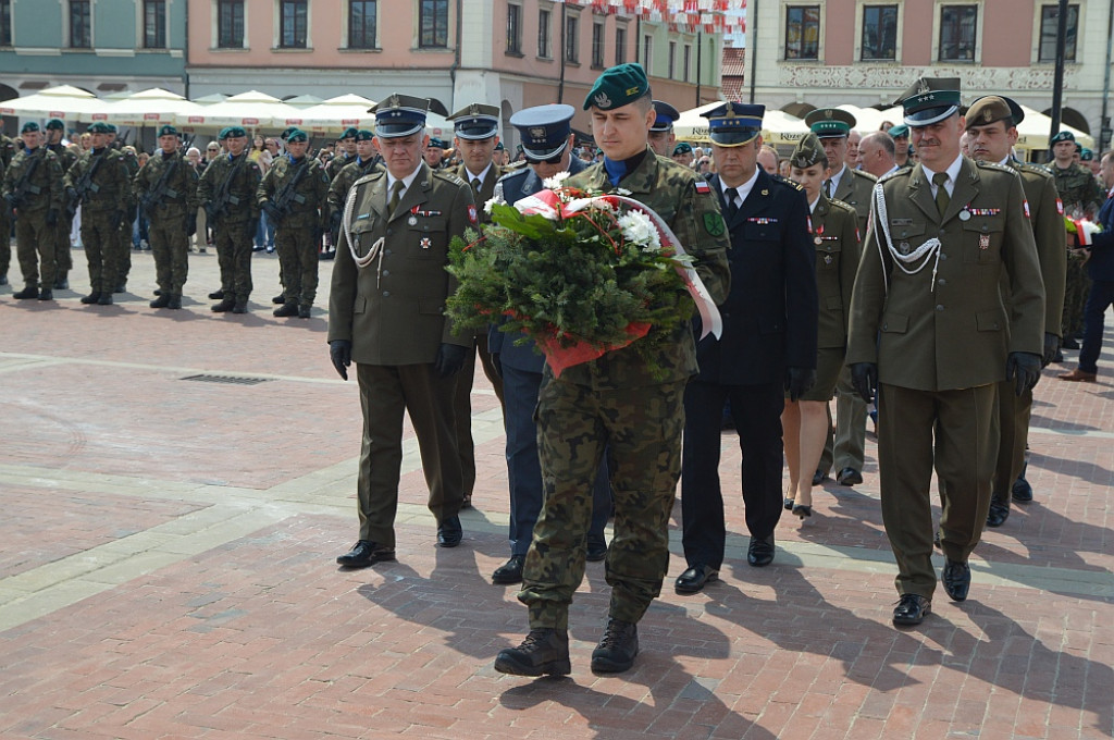 Rocznica uchwalenia Konstytucji 3 Maja w Zamościu