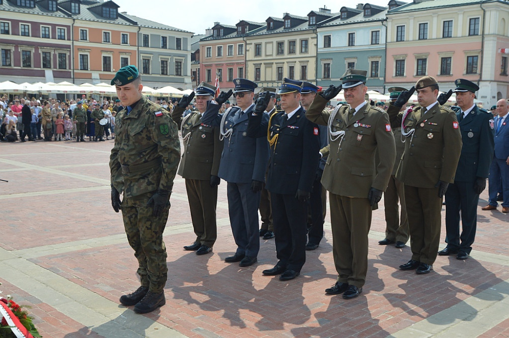 Rocznica uchwalenia Konstytucji 3 Maja w Zamościu