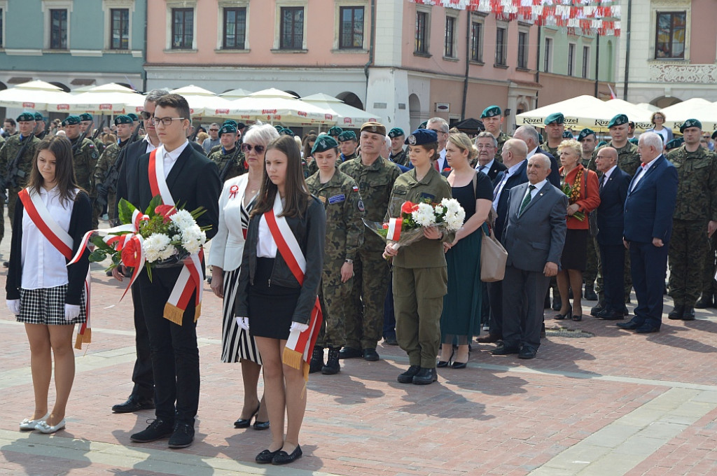 Rocznica uchwalenia Konstytucji 3 Maja w Zamościu