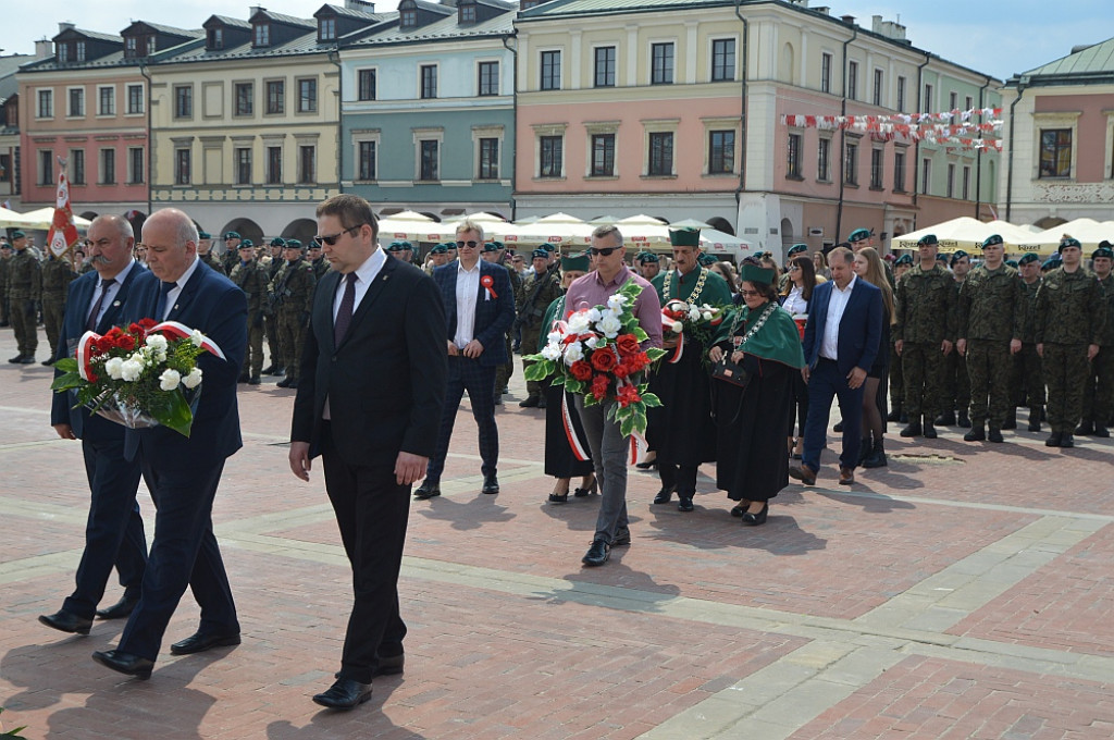 Rocznica uchwalenia Konstytucji 3 Maja w Zamościu