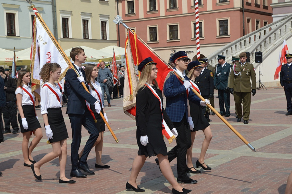 Rocznica uchwalenia Konstytucji 3 Maja w Zamościu