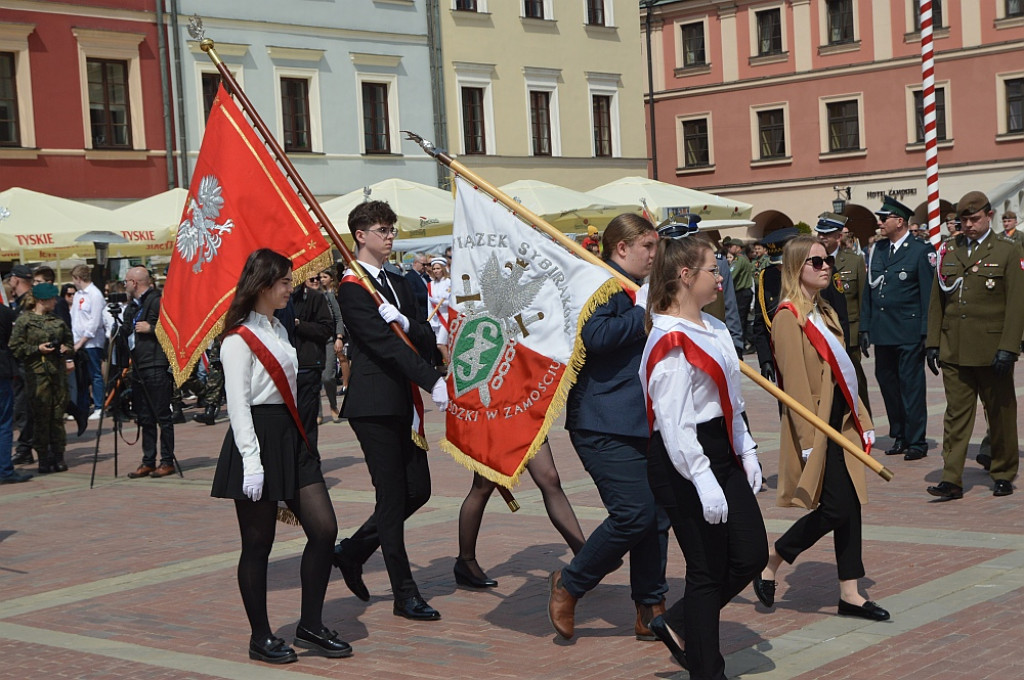 Rocznica uchwalenia Konstytucji 3 Maja w Zamościu