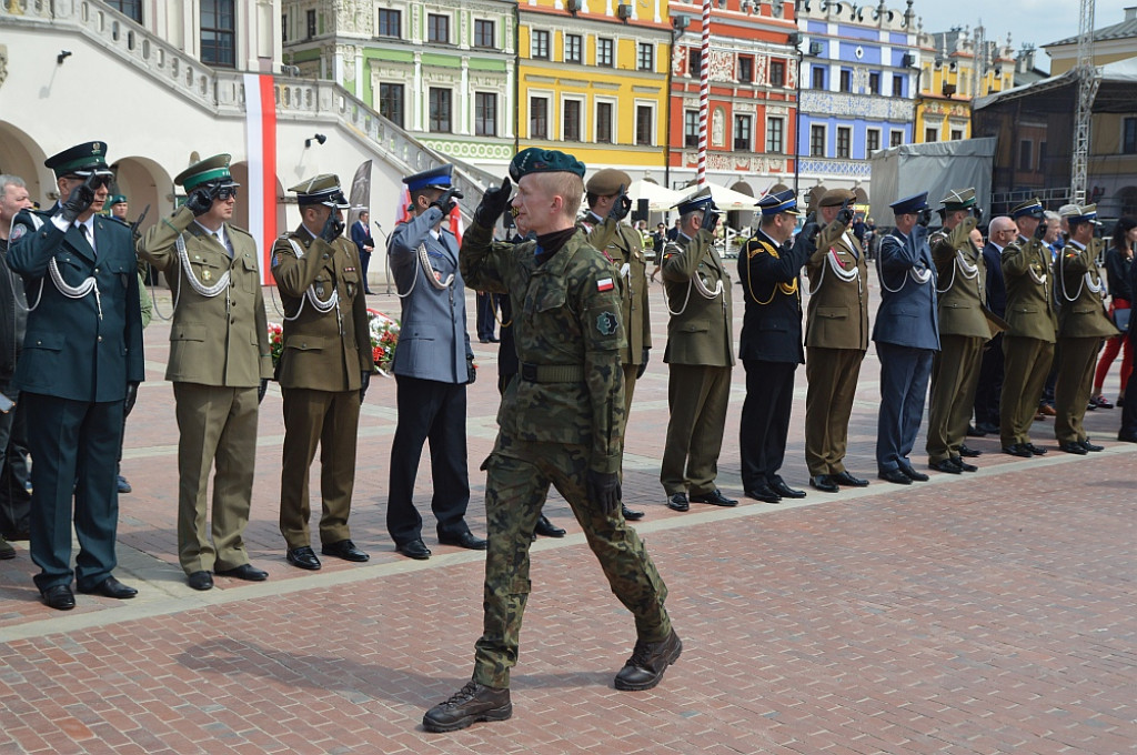 Rocznica uchwalenia Konstytucji 3 Maja w Zamościu