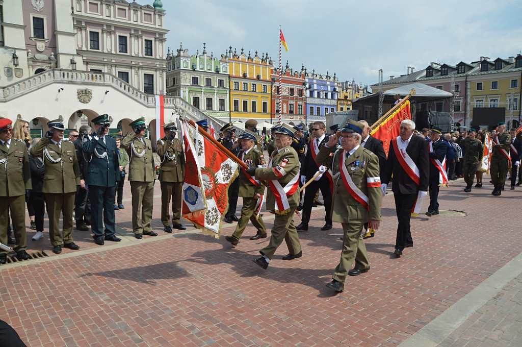 Rocznica uchwalenia Konstytucji 3 Maja w Zamościu