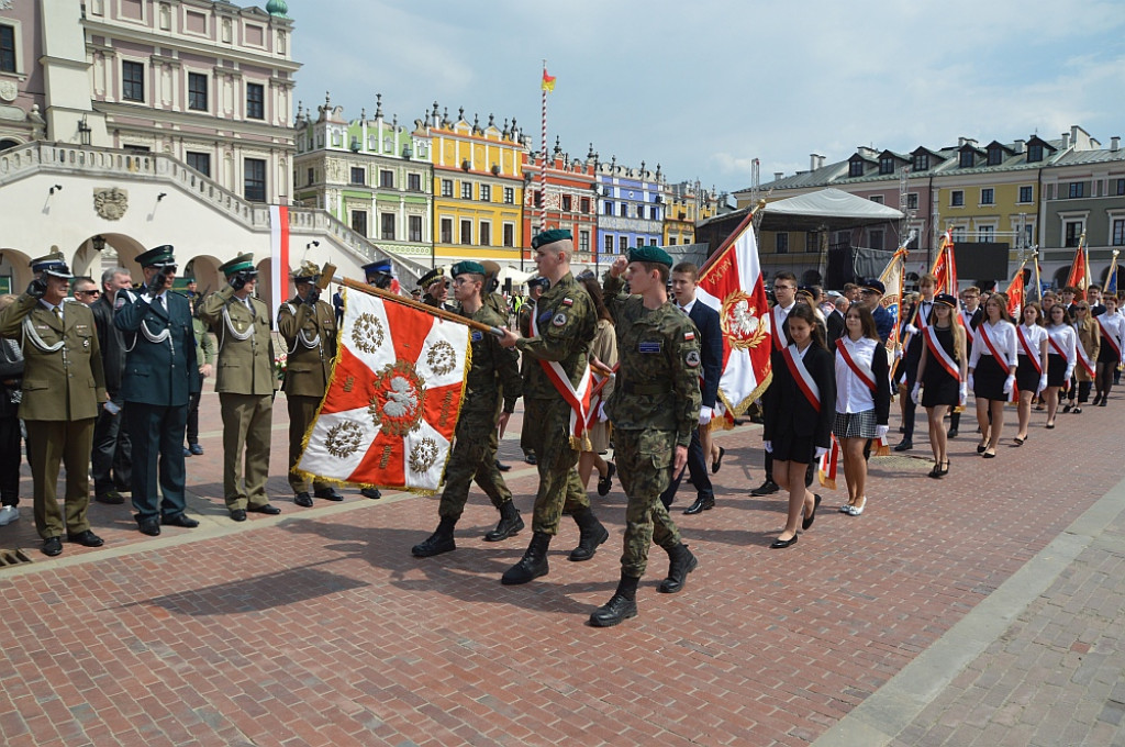 Rocznica uchwalenia Konstytucji 3 Maja w Zamościu