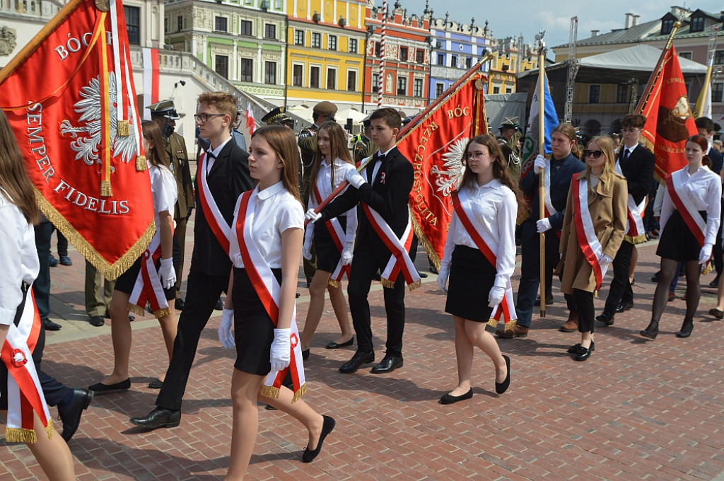 Rocznica uchwalenia Konstytucji 3 Maja w Zamościu