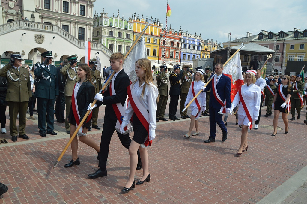 Rocznica uchwalenia Konstytucji 3 Maja w Zamościu