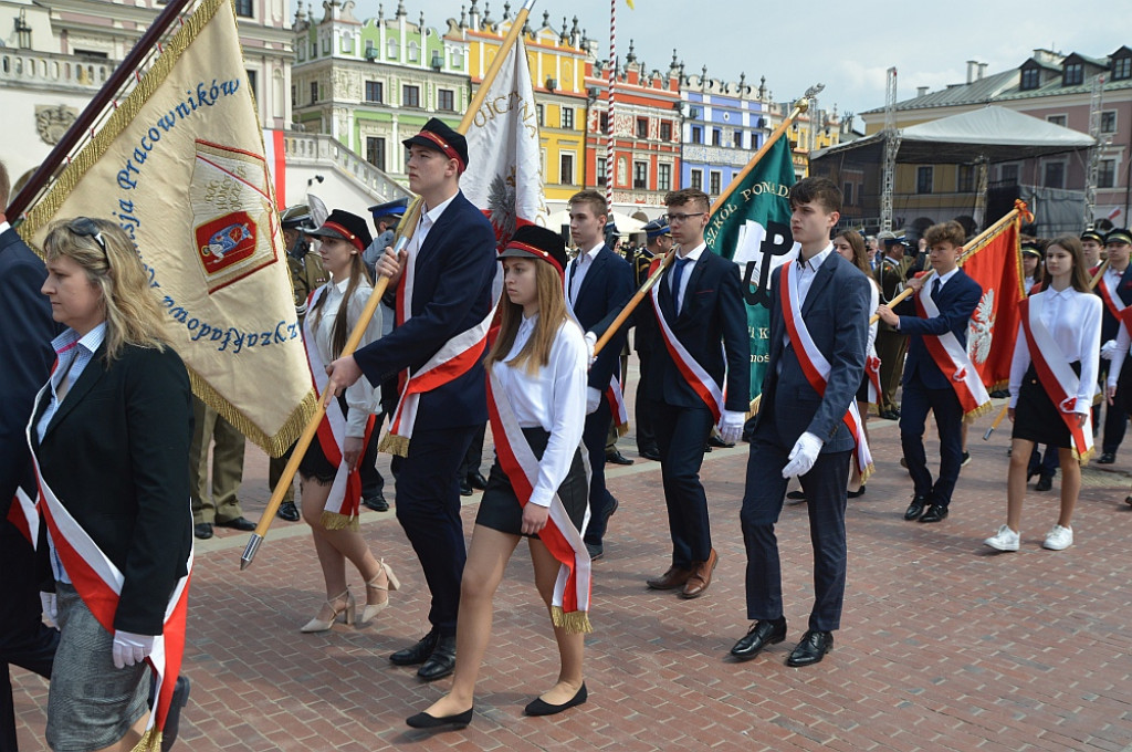 Rocznica uchwalenia Konstytucji 3 Maja w Zamościu