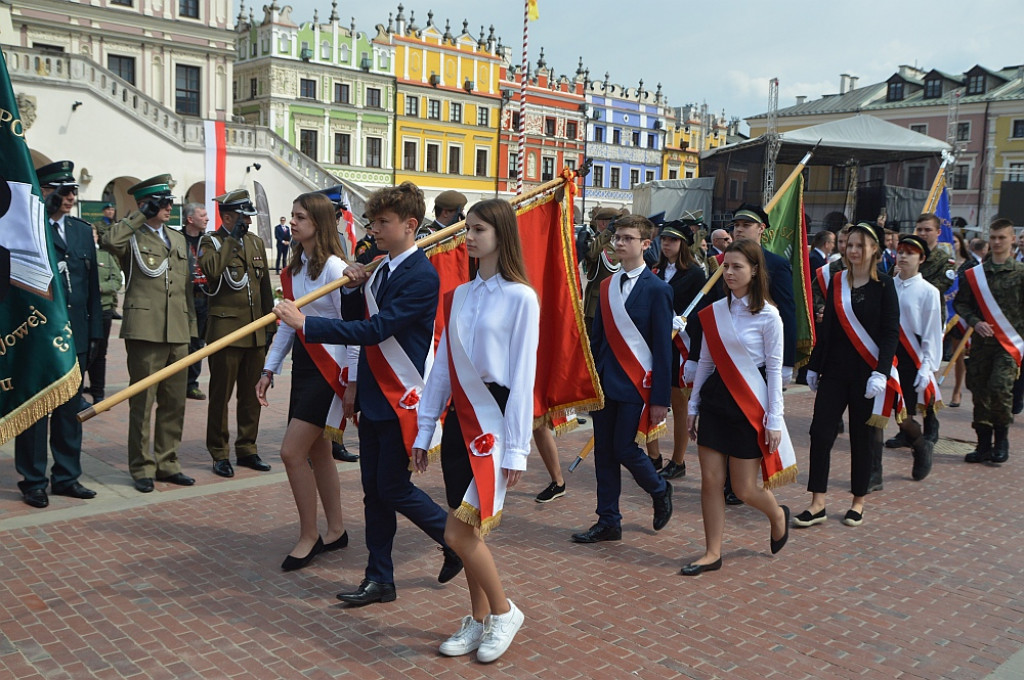 Rocznica uchwalenia Konstytucji 3 Maja w Zamościu