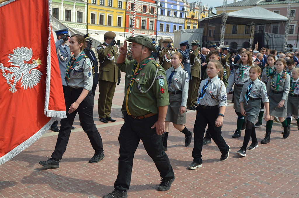 Rocznica uchwalenia Konstytucji 3 Maja w Zamościu