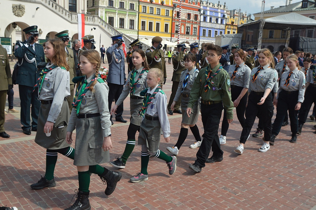 Rocznica uchwalenia Konstytucji 3 Maja w Zamościu