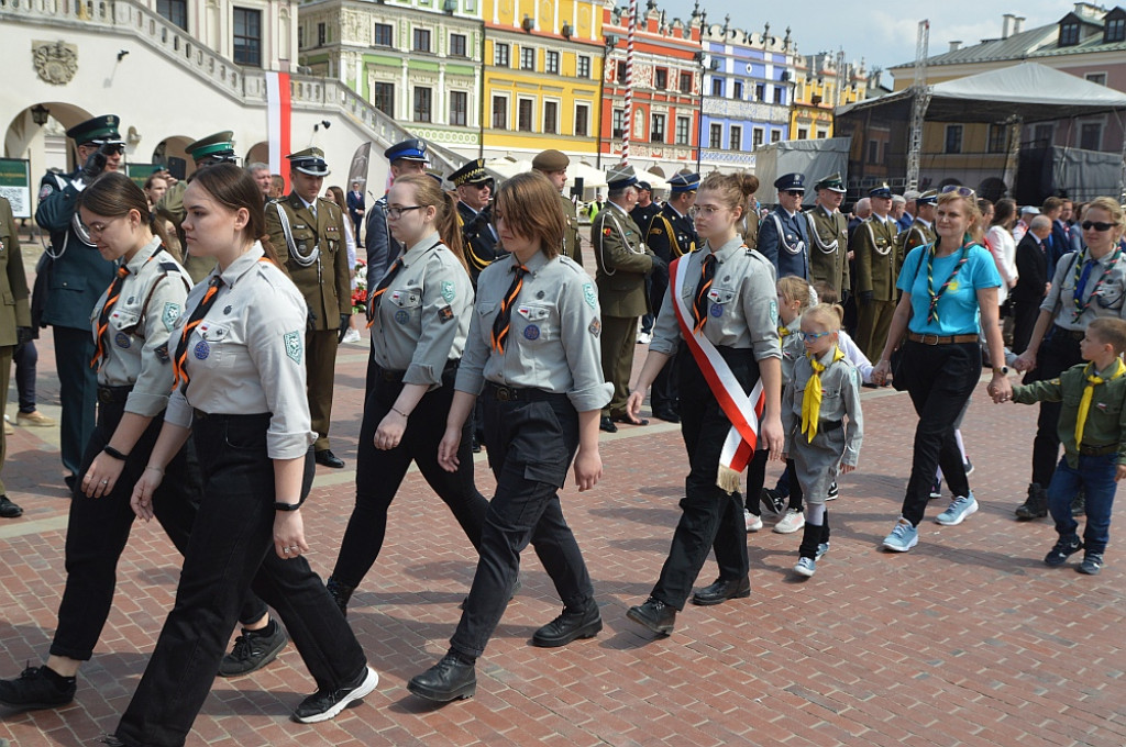 Rocznica uchwalenia Konstytucji 3 Maja w Zamościu