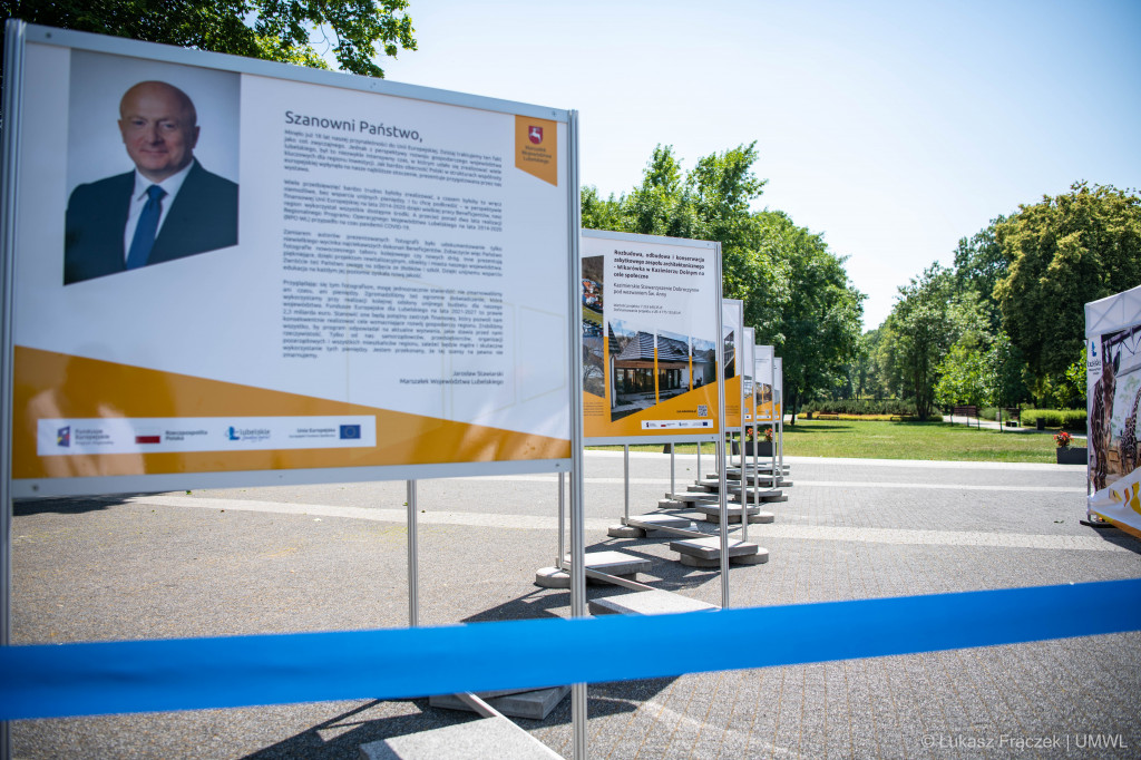 Otwarcie plenerowej wystawy zdjęć prezentującej efekty wdrażania RPO w Lubelskiem