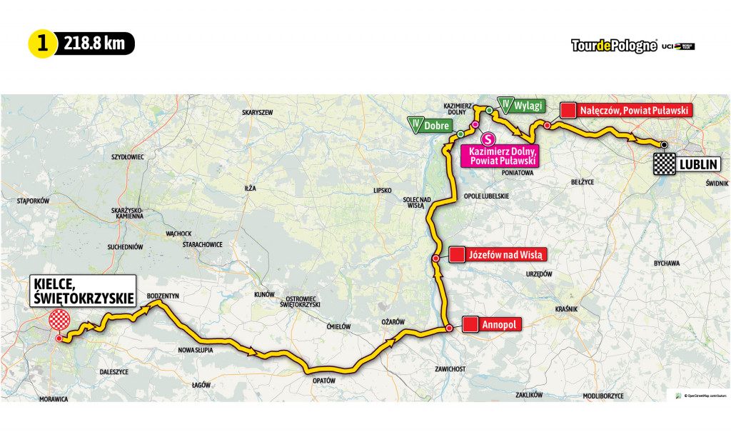 79. Tour de Pologne UCI World Tour na Lubelszczyźnie