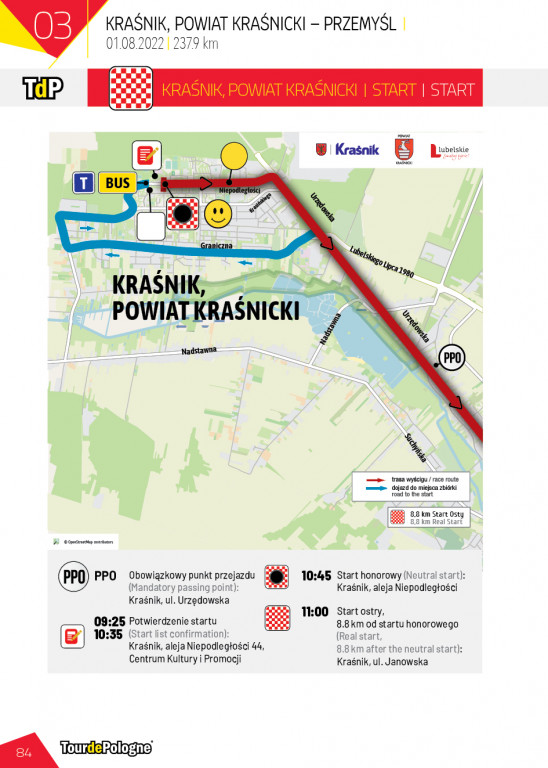 79. Tour de Pologne UCI World Tour na Lubelszczyźnie