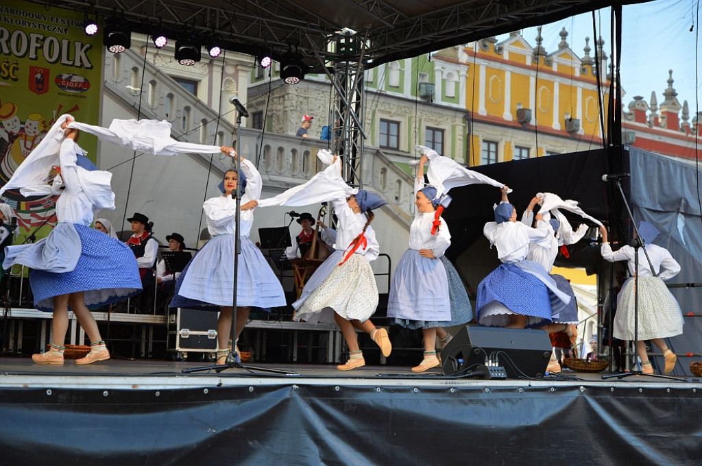Piąty dzień Międzynarodowego Festiwalu Folklorystycznego EUROFOLK - Zamość 2022