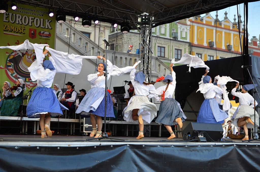 Piąty dzień Międzynarodowego Festiwalu Folklorystycznego EUROFOLK - Zamość 2022