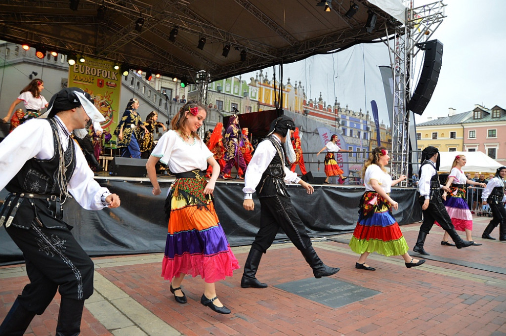 Koncert finałowy XIX Międzynarodowego Festiwalu Folklorystycznego EUROFOLK - Zamość 2022