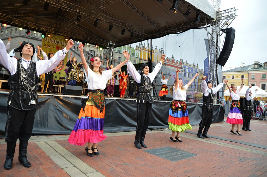 Koncert finałowy XIX Międzynarodowego Festiwalu Folklorystycznego EUROFOLK - Zamość 2022