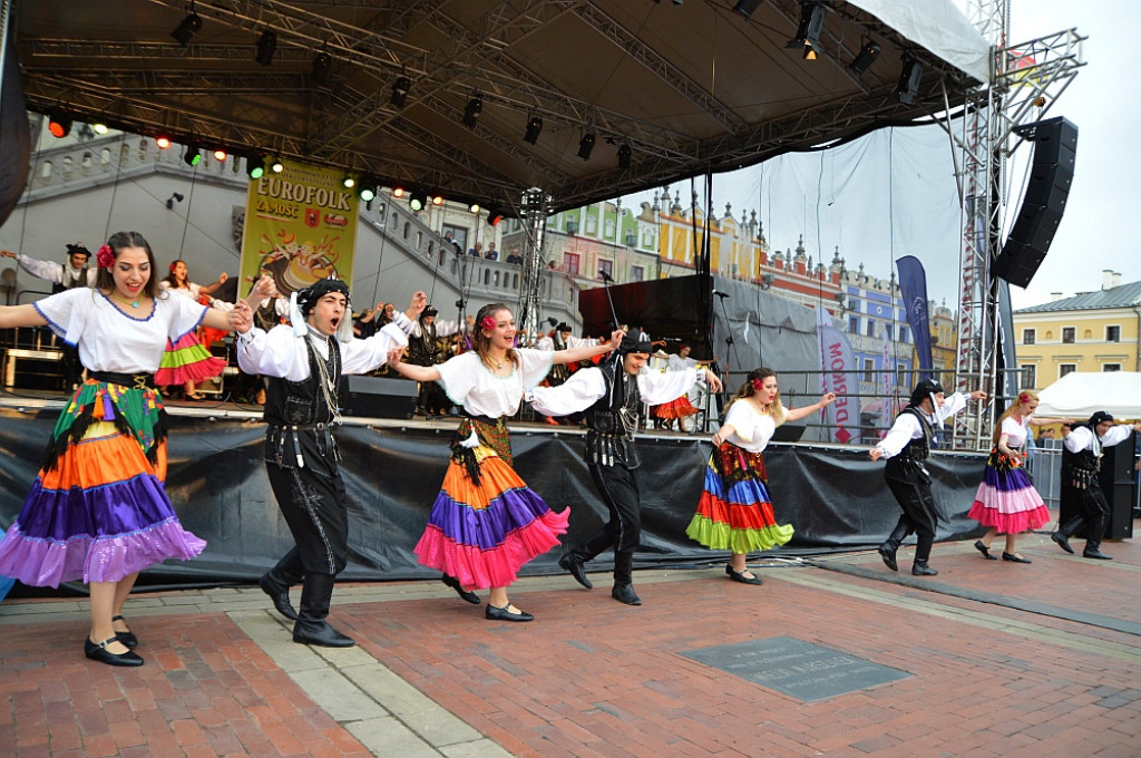 Koncert finałowy XIX Międzynarodowego Festiwalu Folklorystycznego EUROFOLK - Zamość 2022