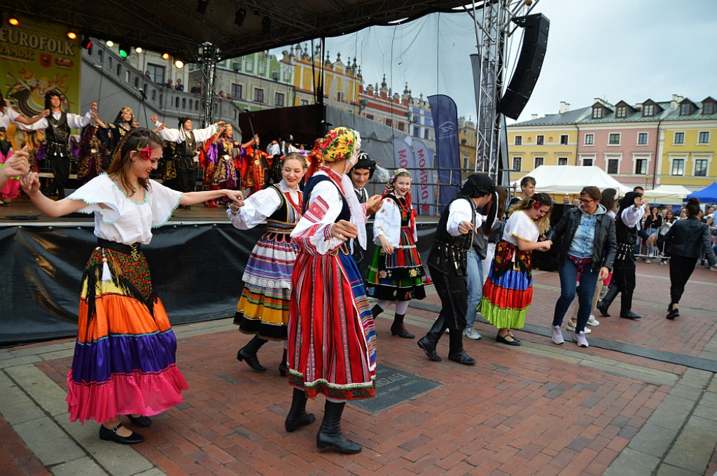 Koncert finałowy XIX Międzynarodowego Festiwalu Folklorystycznego EUROFOLK - Zamość 2022