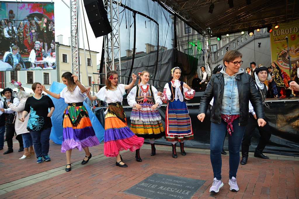 Koncert finałowy XIX Międzynarodowego Festiwalu Folklorystycznego EUROFOLK - Zamość 2022