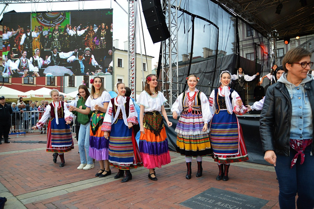 Koncert finałowy XIX Międzynarodowego Festiwalu Folklorystycznego EUROFOLK - Zamość 2022