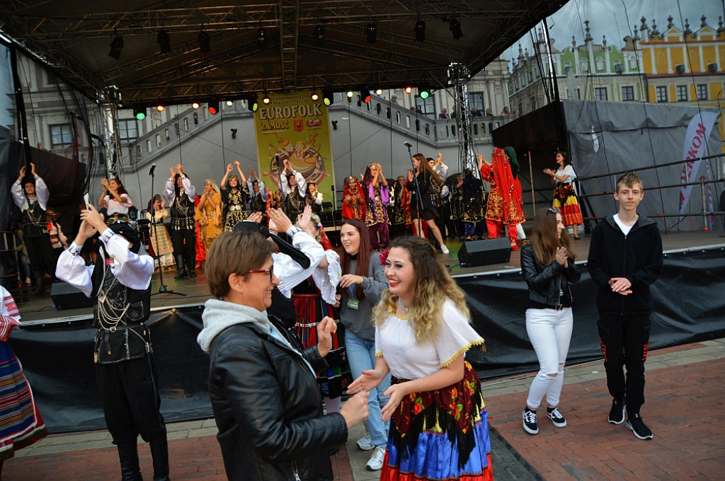 Koncert finałowy XIX Międzynarodowego Festiwalu Folklorystycznego EUROFOLK - Zamość 2022