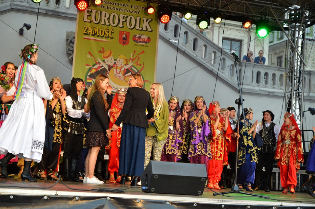 Koncert finałowy XIX Międzynarodowego Festiwalu Folklorystycznego EUROFOLK - Zamość 2022