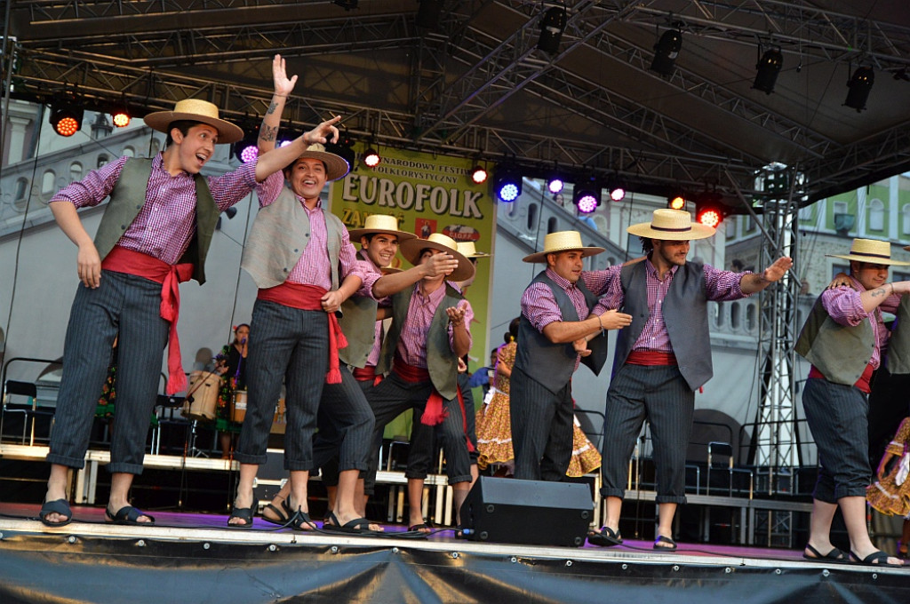 Koncert finałowy XIX Międzynarodowego Festiwalu Folklorystycznego EUROFOLK - Zamość 2022