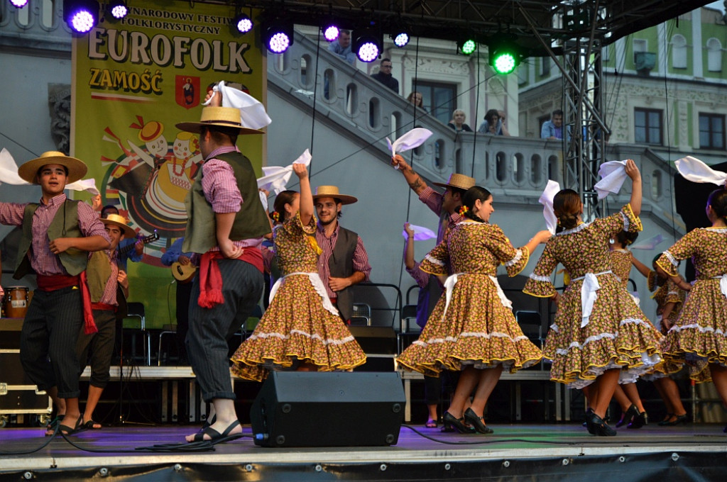 Koncert finałowy XIX Międzynarodowego Festiwalu Folklorystycznego EUROFOLK - Zamość 2022