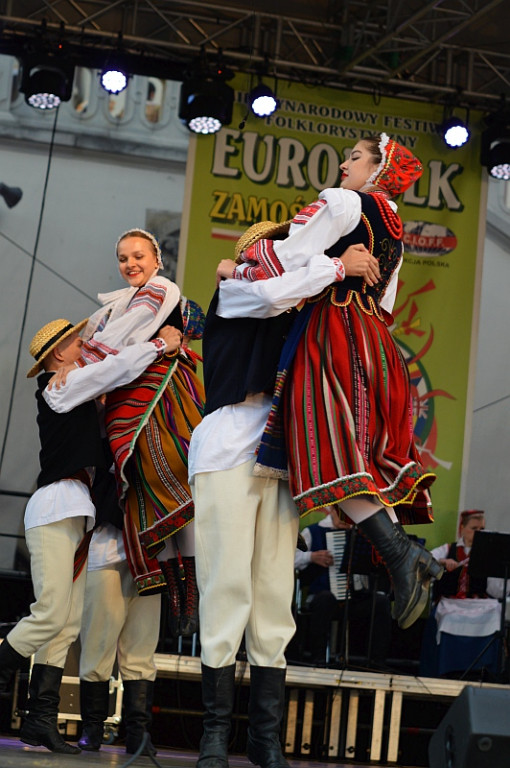 Koncert finałowy XIX Międzynarodowego Festiwalu Folklorystycznego EUROFOLK - Zamość 2022