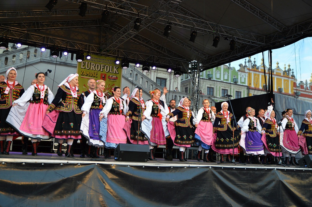 Koncert finałowy XIX Międzynarodowego Festiwalu Folklorystycznego EUROFOLK - Zamość 2022