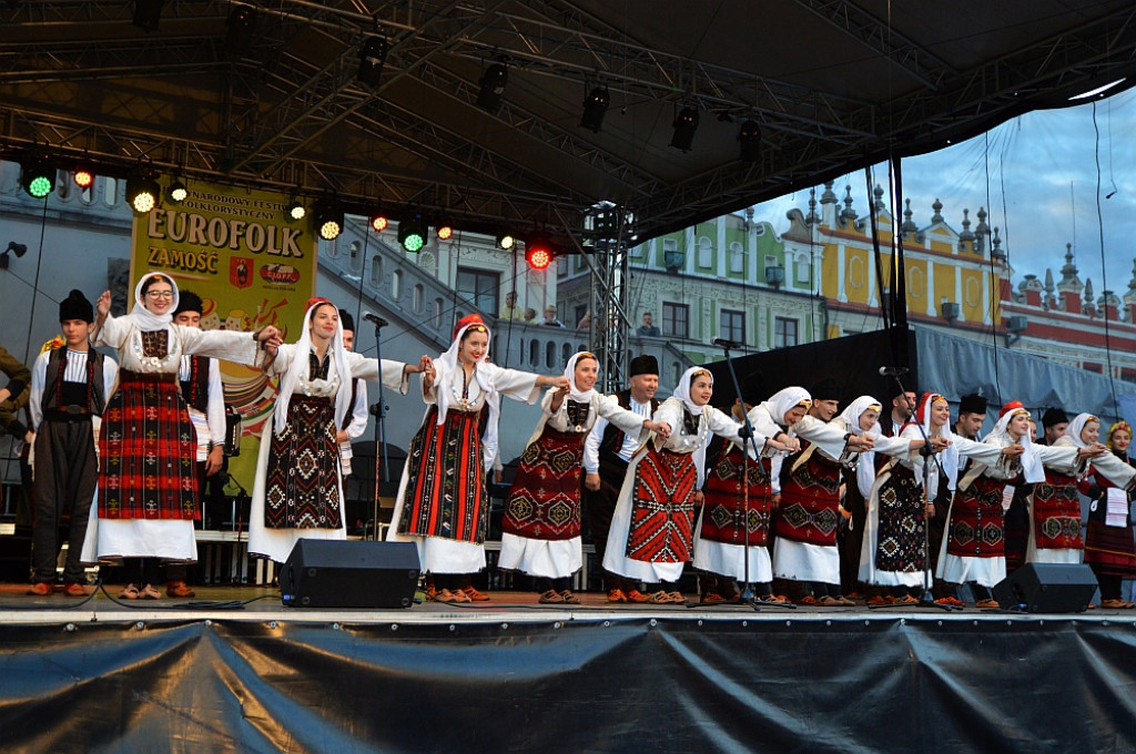 Koncert finałowy XIX Międzynarodowego Festiwalu Folklorystycznego EUROFOLK - Zamość 2022