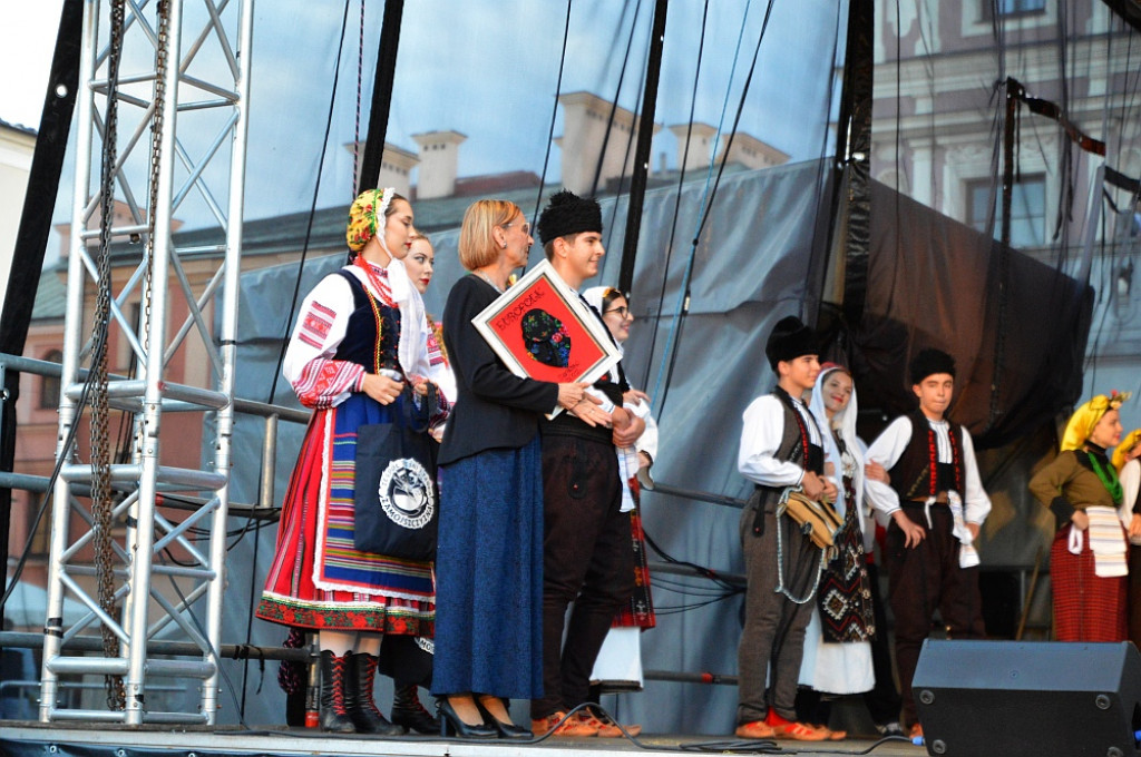 Koncert finałowy XIX Międzynarodowego Festiwalu Folklorystycznego EUROFOLK - Zamość 2022