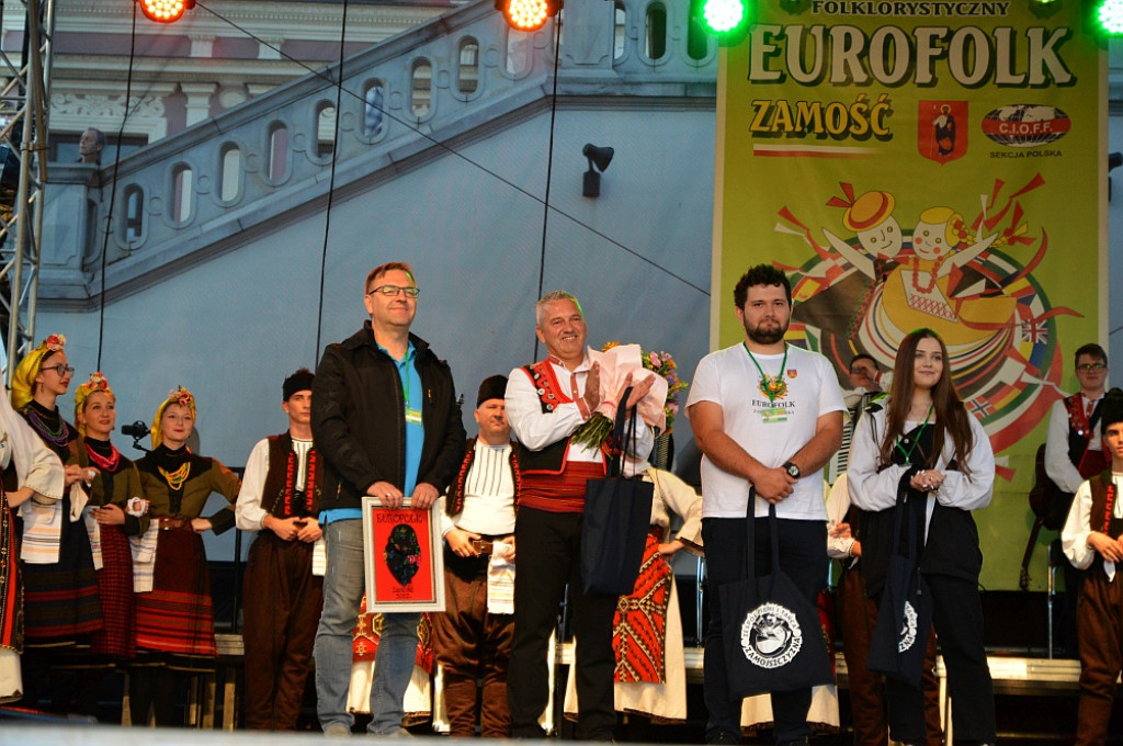 Koncert finałowy XIX Międzynarodowego Festiwalu Folklorystycznego EUROFOLK - Zamość 2022