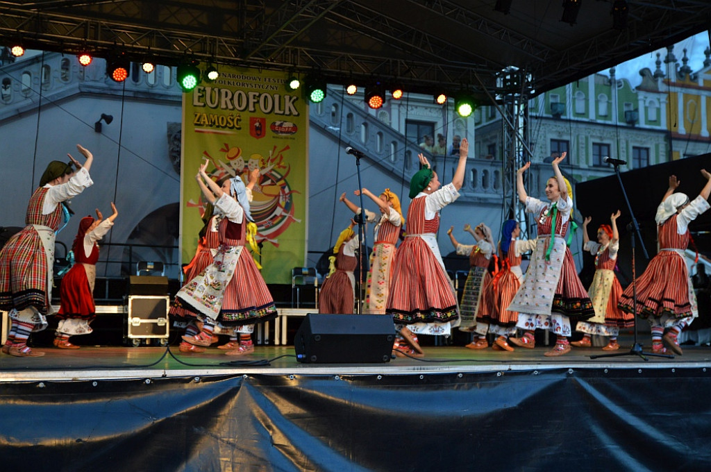 Koncert finałowy XIX Międzynarodowego Festiwalu Folklorystycznego EUROFOLK - Zamość 2022