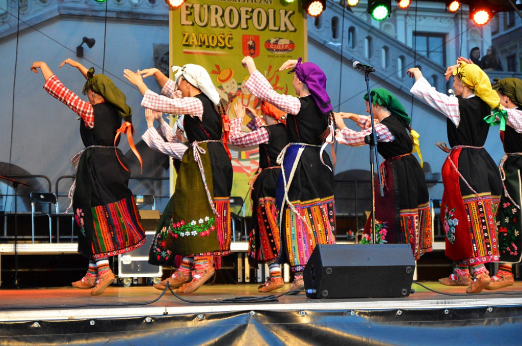 Koncert finałowy XIX Międzynarodowego Festiwalu Folklorystycznego EUROFOLK - Zamość 2022