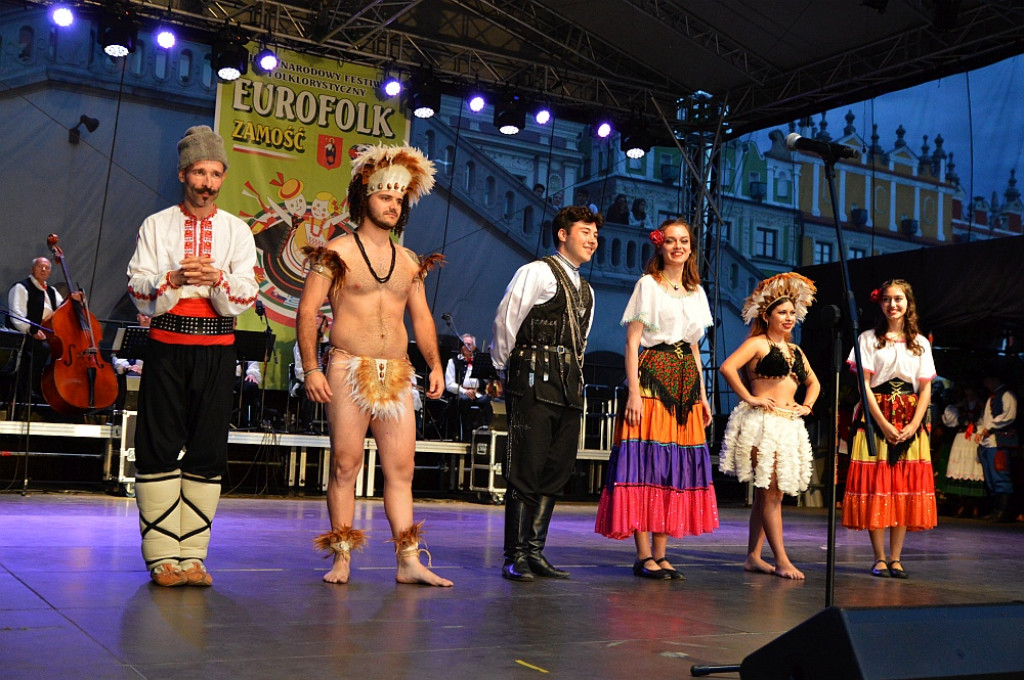 Koncert finałowy XIX Międzynarodowego Festiwalu Folklorystycznego EUROFOLK - Zamość 2022