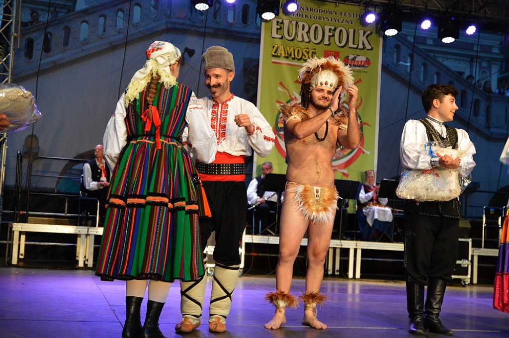 Koncert finałowy XIX Międzynarodowego Festiwalu Folklorystycznego EUROFOLK - Zamość 2022