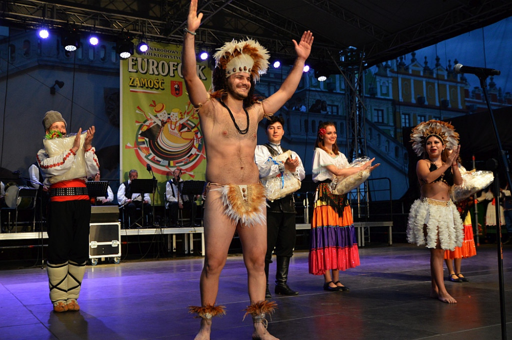 Koncert finałowy XIX Międzynarodowego Festiwalu Folklorystycznego EUROFOLK - Zamość 2022