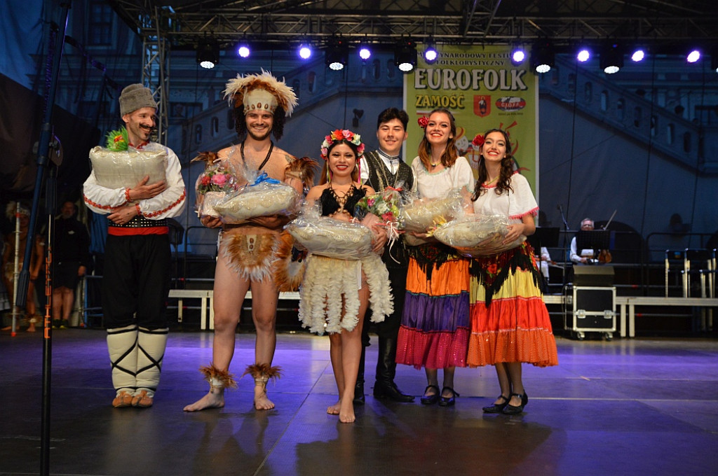 Koncert finałowy XIX Międzynarodowego Festiwalu Folklorystycznego EUROFOLK - Zamość 2022