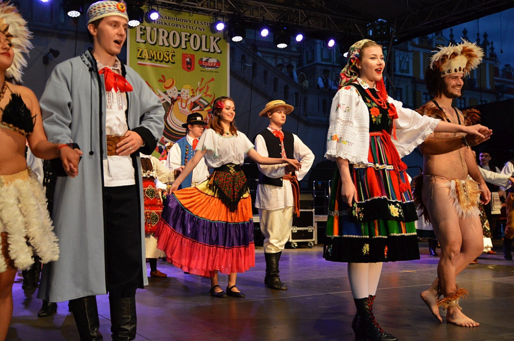 Koncert finałowy XIX Międzynarodowego Festiwalu Folklorystycznego EUROFOLK - Zamość 2022