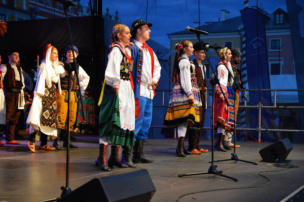 Koncert finałowy XIX Międzynarodowego Festiwalu Folklorystycznego EUROFOLK - Zamość 2022