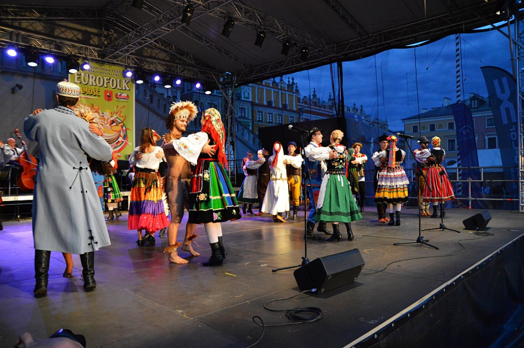 Koncert finałowy XIX Międzynarodowego Festiwalu Folklorystycznego EUROFOLK - Zamość 2022