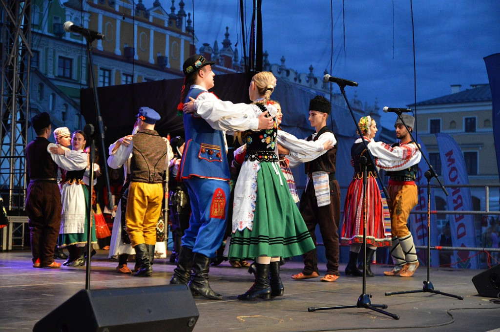 Koncert finałowy XIX Międzynarodowego Festiwalu Folklorystycznego EUROFOLK - Zamość 2022