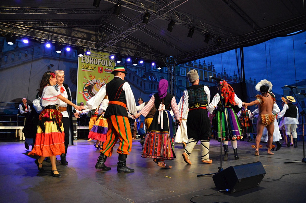 Koncert finałowy XIX Międzynarodowego Festiwalu Folklorystycznego EUROFOLK - Zamość 2022