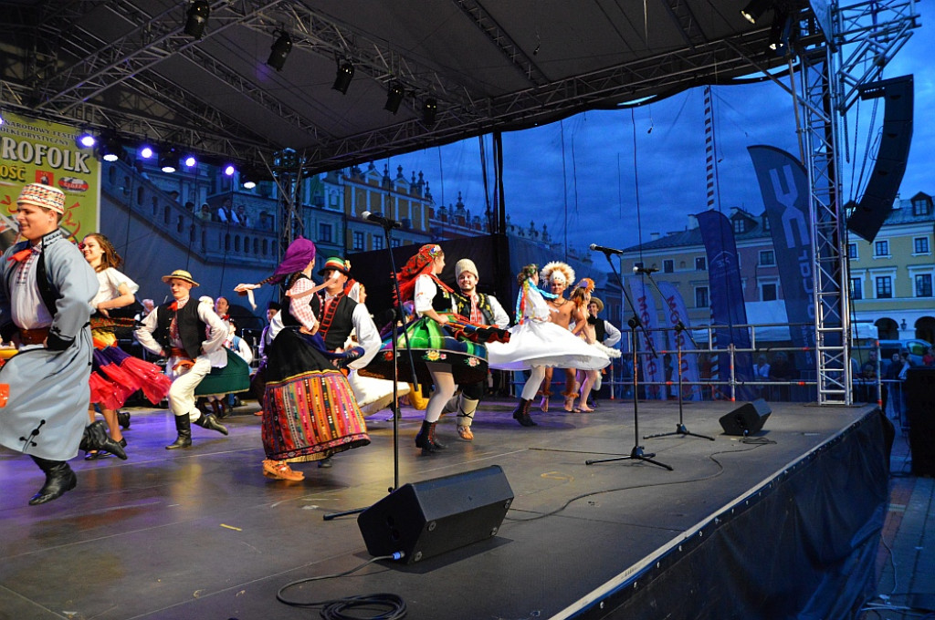 Koncert finałowy XIX Międzynarodowego Festiwalu Folklorystycznego EUROFOLK - Zamość 2022