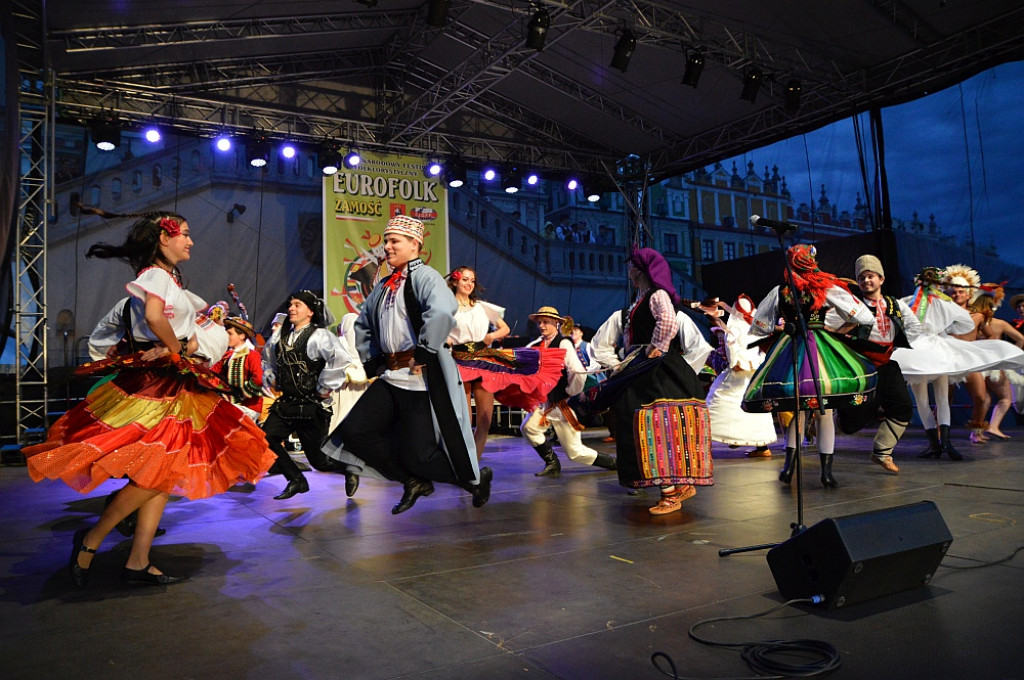 Koncert finałowy XIX Międzynarodowego Festiwalu Folklorystycznego EUROFOLK - Zamość 2022