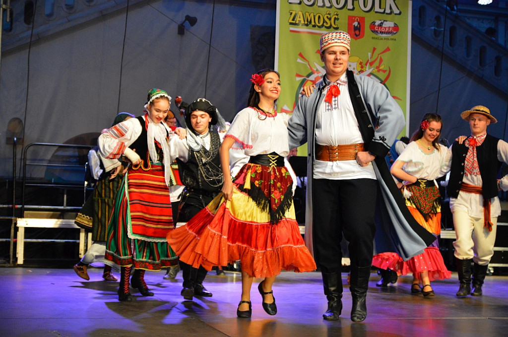Koncert finałowy XIX Międzynarodowego Festiwalu Folklorystycznego EUROFOLK - Zamość 2022